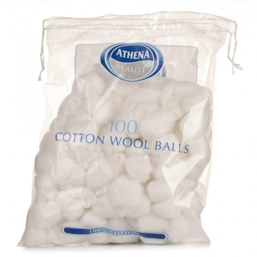 Athena Beaute Cotton Balls White 100 Pack | High Quality Tissue Product Online - Product Image Athena Beaute Cotton Balls White 100 Pack | High Quality Tissue Product Online - Product Image